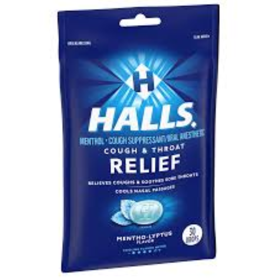 HALLS MENTHOL LYPTUS EXTRA STRONG 33.5G